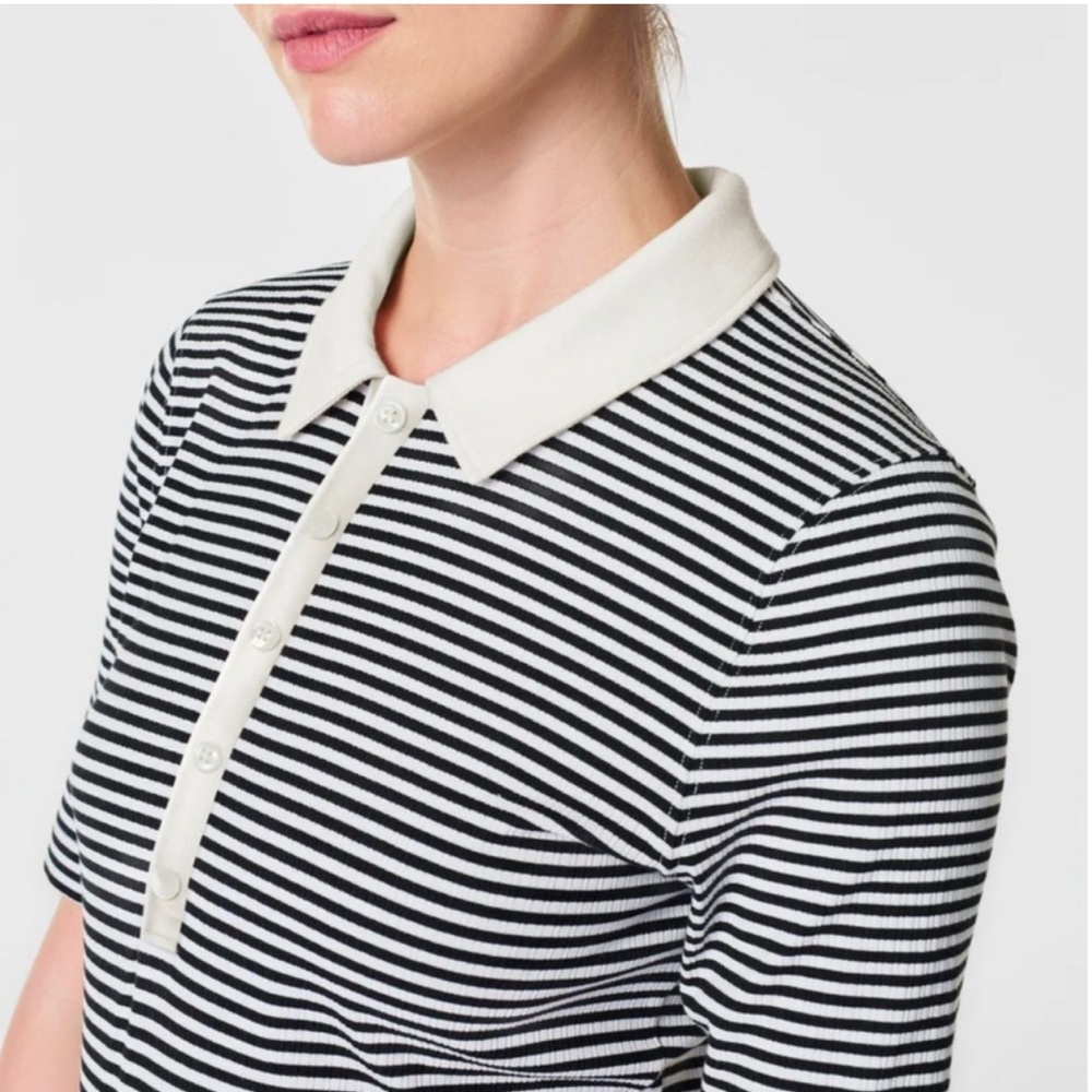 Spanx Polo Ribbed Top - Picture 4 of 4